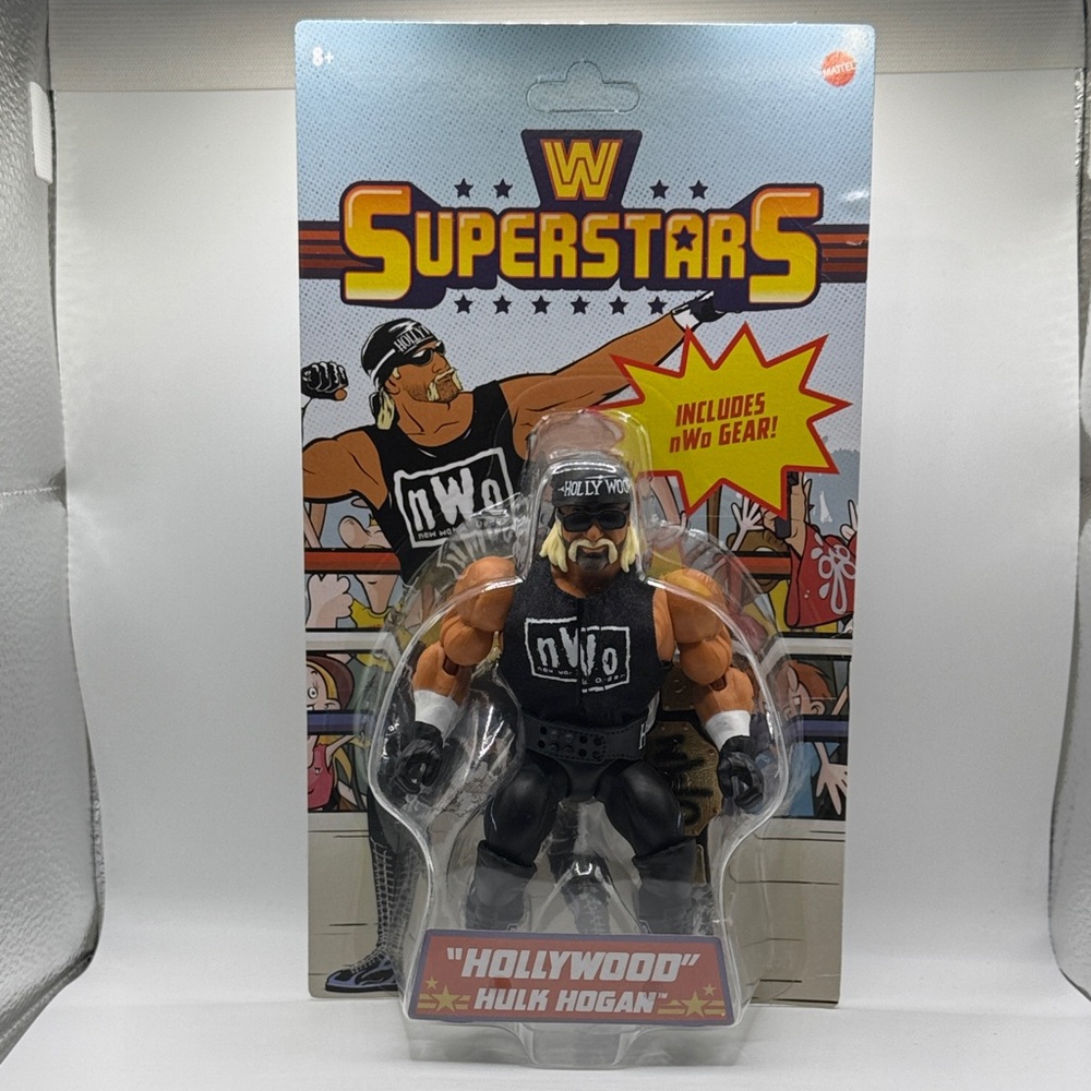 WWE Superstars Hollywood Hulk Hogan NWO Gear Action Figure Mattel Series 1